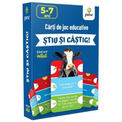 Știu şi câştig! - Cărți de joc educative - EduCard Inițiat