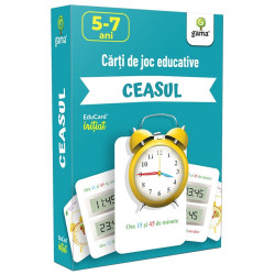Ceasul - Cărți de joc educative Ceasul - Cărți de joc educative