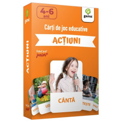 Acțiuni - EduCard Junior Plus - Cărți de joc educative