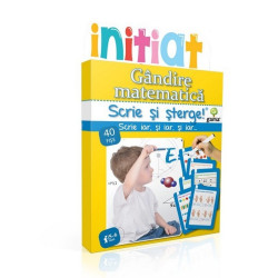 Gândire matematică • 5-6 ani - Scrie și șterge - Inițiat Gândire matematică • 5-6 ani - Scrie și șterge - Inițiat