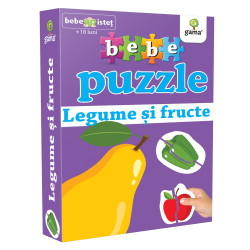 Legume și fructe - Bebe Puzzle Legume și fructe - Bebe Puzzle