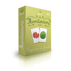 Legume și fructe - Cărți de joc bilingve Montessori - Asocieri Legume și fructe - Cărți de joc bilingve Montessori - Asocieri