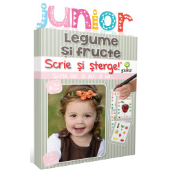 Legume și fructe - Scrie și șterge - Junior Legume și fructe - Scrie și șterge - Junior