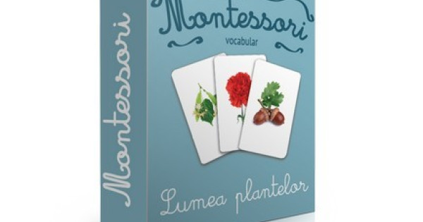 Lumea Plantelor Carti De Joc Bilingve Montessori Vocabular