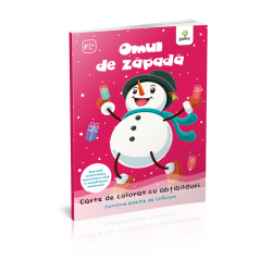 Omul de zăpadă. Carte de activități cu abțibilduri - Activitățile mele de Crăciun