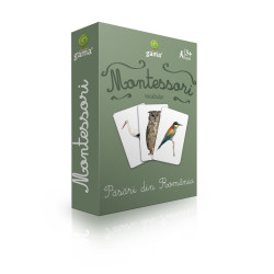 Păsări din România - Cărți de joc bilingve Montessori - Vocabular Păsări din România - Cărți de joc bilingve Montessori - Vocabular