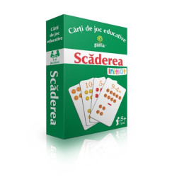 Scăderea - Cărți de joc educative - EduCard Inițiat Scăderea - Cărți de joc educative - EduCard Inițiat