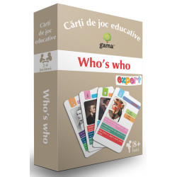 Who's who - Cărți de joc educative - EduCard Expert Who's who - Cărți de joc educative - EduCard Expert