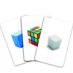 Corpuri geometrice - Cărți de joc bilingve Montessori - Clasificare Corpuri geometrice - Cărți de joc bilingve Montessori - Clasificare