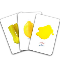 Culori - Cărți de joc bilingve Montessori - Clasificare