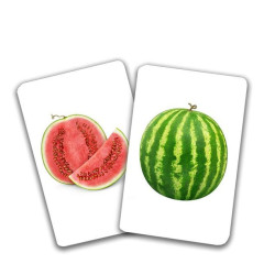 Legume și fructe - Cărți de joc bilingve Montessori - Asocieri Legume și fructe - Cărți de joc bilingve Montessori - Asocieri