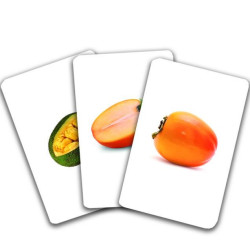 Fructe exotice - Cărți de joc bilingve Montessori - Vocabular Fructe exotice - Cărți de joc bilingve Montessori - Vocabular