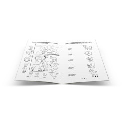 Cuvinte în limba engleză - Carte de colorat cu activităţi Cuvinte în limba engleză - Carte de colorat cu activităţi