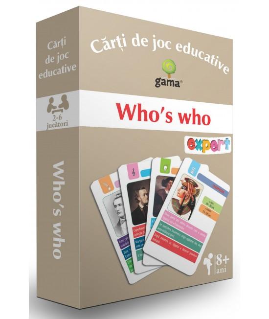 Who's who - Cărți de joc educative - EduCard Expert