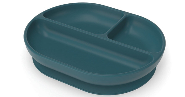 Tava Compartimentata Ekobo Blue Abyss Silicon Ventuza Anti Alunecare