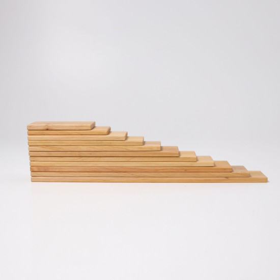 Set creativ Natur, 11 plăci din lemn Grimm's Spiel und Holz Design Set creativ Natur, 11 plăci din lemn Grimm's Spiel und Holz Design