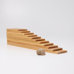 Set creativ Natur, 11 plăci din lemn Grimm's Spiel und Holz Design Set creativ Natur, 11 plăci din lemn Grimm's Spiel und Holz Design