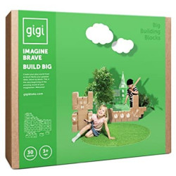 Set de 30 blocuri de construcție din carton GIGI BLOKS XL Set de 30 blocuri de construcție din carton GIGI BLOKS XL