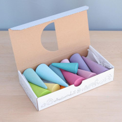 Pădurea regatului Pastel Grimm's din lemn de arțar vopsit non-toxic Pădurea regatului Pastel Grimm's din lemn de arțar vopsit non-toxic