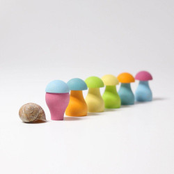 Set ciupercuțe pastel Grimms