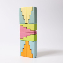 Set de construcție cu scări pastel, Grimms