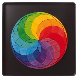 Spirala culorilor Grimms - puzzle magnetic