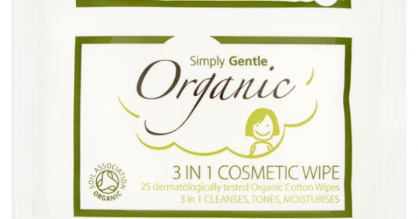 șervețele Demachiante Din Bumbac Organic 3 în 1 Cu Aloe Vera Macdonald And Taylor Simply Gentle Organic