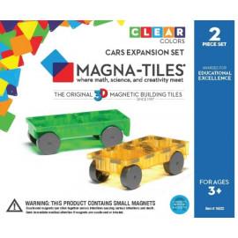 Set Magna-Tiles de extindere - 2 baze de mașinuțe magnetice