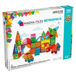 Set Magna-Tiles Metropolis - 110 piese magnetice de construcție