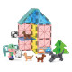 Set MAGNA-TILES Puppy Park - 27 piese magnetice de construcție Set MAGNA-TILES Puppy Park - 27 piese magnetice de construcție