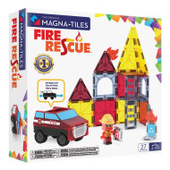 Set MAGNA-TILES Fire Rescue - 27 piese magnetice de construcție Set MAGNA-TILES Fire Rescue - 27 piese magnetice de construcție