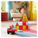 Set MAGNA-TILES Fire Rescue - 27 piese magnetice de construcție Set MAGNA-TILES Fire Rescue - 27 piese magnetice de construcție