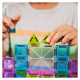 Set MAGNA-TILES MicroMAGS Travel Deluxe - 55 piese magnetice de construcție mici Set MAGNA-TILES MicroMAGS Travel Deluxe - 55 piese magnetice de construcție mici