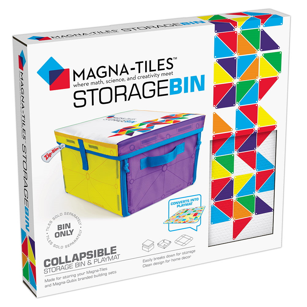 Cutie de depozitare și covor de joacă Magna-Tiles