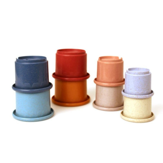 8 pahare de stivuit Magni din bioplastic din grâu