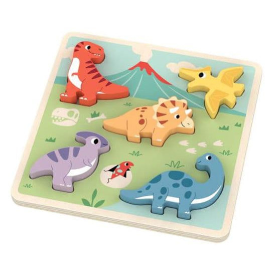 Puzzle mic din lemn Magni Dino Puzzle mic din lemn Magni Dino