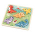 Puzzle mic din lemn Magni Dino