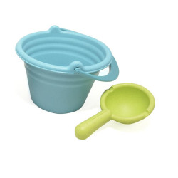 Set de plajă Magni: găletușă și lopățică din bioplastic din grâu Set de plajă Magni: găletușă și lopățică din bioplastic din grâu