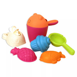 Set de plajă Magni: 6 piese din bioplastic din grâu Set de plajă Magni: 6 piese din bioplastic din grâu