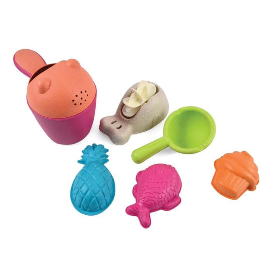 Set de plajă Magni: 6 piese din bioplastic din grâu Set de plajă Magni: 6 piese din bioplastic din grâu