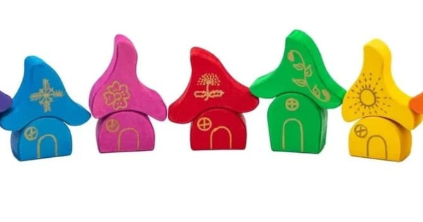 Set Handmade Marc Toys Casutele Piticilor