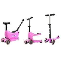 Trotinetă Mini Micro ”Mini 2 Go” Deluxe Plus Pink