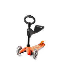 Trotinetă Mini Micro 3-în-1 Deluxe Orange pentru copii de 1-6 ani Trotinetă Mini Micro 3-în-1 Deluxe Orange pentru copii de 1-6 ani