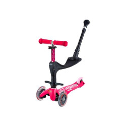 Trotinetă Mini Micro 3-în-1 Deluxe Plus Pink