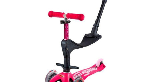 Trotineta Mini Micro 3 In 1 Deluxe Plus Pink