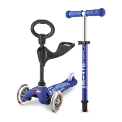 Trotinetă Mini Micro 3-în-1 Deluxe Blue pentru copii de 1-6 ani Trotinetă Mini Micro 3-în-1 Deluxe Blue pentru copii de 1-6 ani