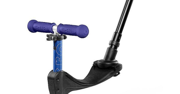 Trotineta Mini Micro 3 In 1 Deluxe Blue Cu Maner Parental