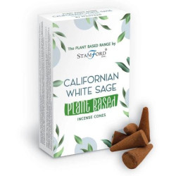 Conuri parfumate naturale Stamford Salvie Albă de California - 15 bucăți Conuri parfumate naturale Stamford Salvie Albă de California - 15 bucăți