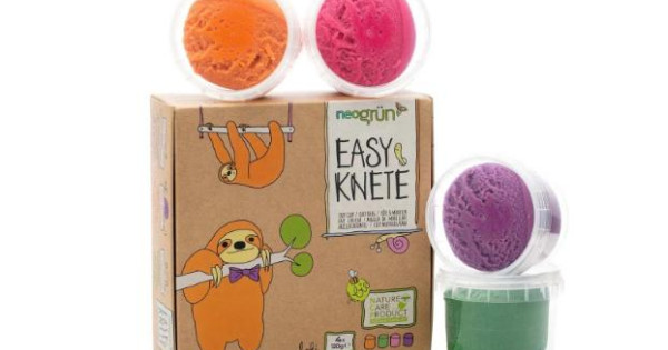 Set 4 Plastiline Organice Pentru Modelat Neogrun Loki