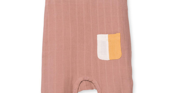 Salopeta Fara Maneci Muselina Bumbac Organic By Feldman Copii Play Of Colors Sienna Earth